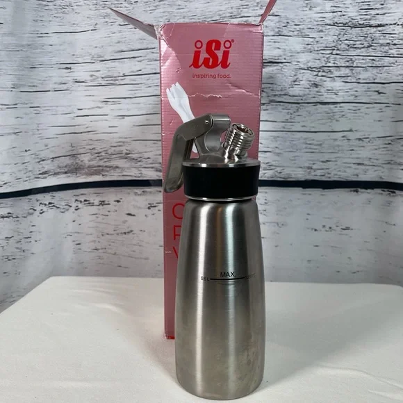 ISI inspiring food cream proof whip stainless steel 1 pint create new taste - Picture 7 of 8